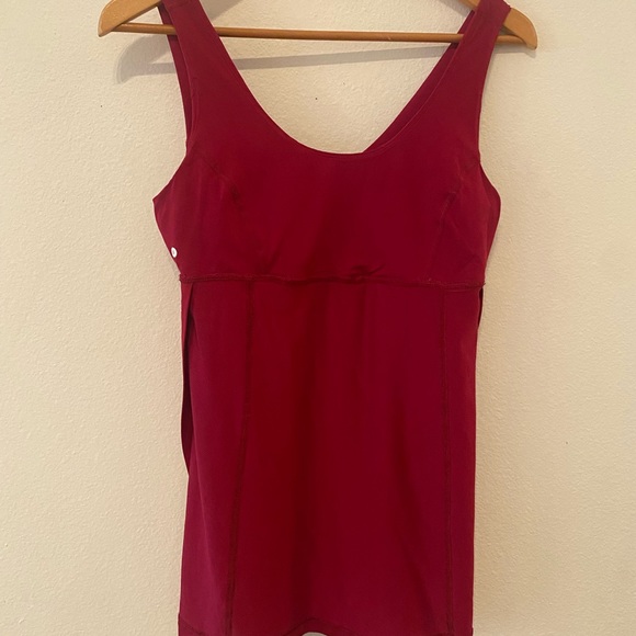 Lululemon Wrappers Delight Tank Top Red 8 Loose - Picture 9 of 10